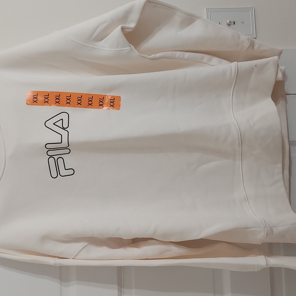 FILA XXL white sweatshirt fleece